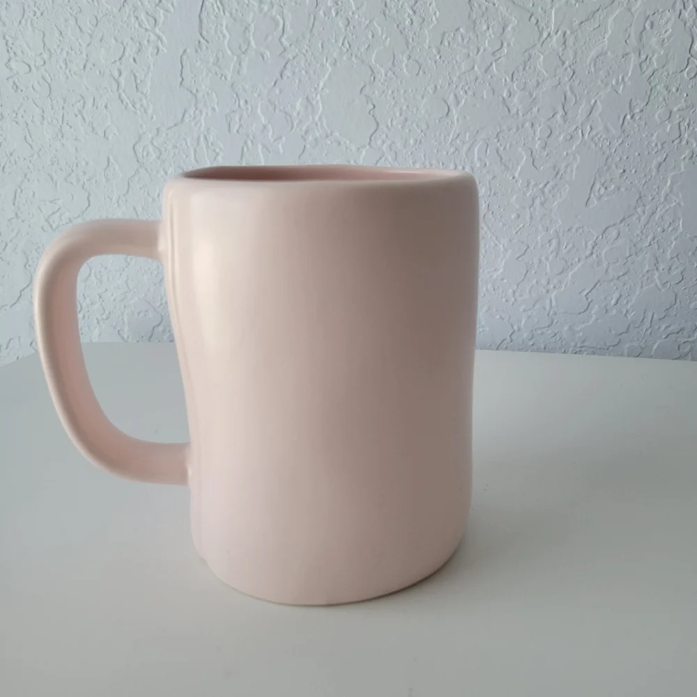 Rae Dunn HOT MESS Mug - PINK - Ceramic - very rare!